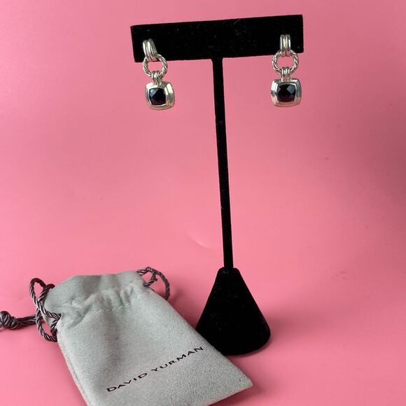 🚫SOLD🚫 DAVID YURMAN
Sterling Silver Black Renaissance Drop Earrings - Picture 3 of 10